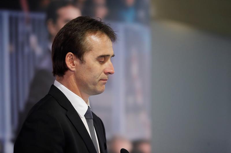 Julen Lopetegui se emocionó hasta las lágrimas en su presentación como DT de Real Madrid