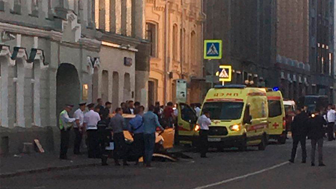 Taxista atropelló a ocho personas en centro de Moscú