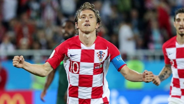 Luka Modric anotó de penal la victoria definitiva de Croacia sobre Nigeria en el Mundial de Rusia
