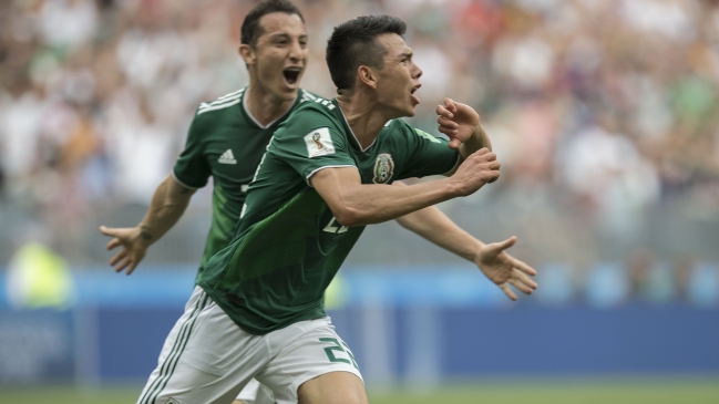 Lozano sorprendió al campeón del mundo Alemania y anotó el primer gol de México en Rusia 2018