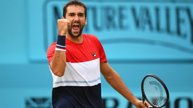 Marin Cilic sigue avanzando como primer favorito en Queen’s