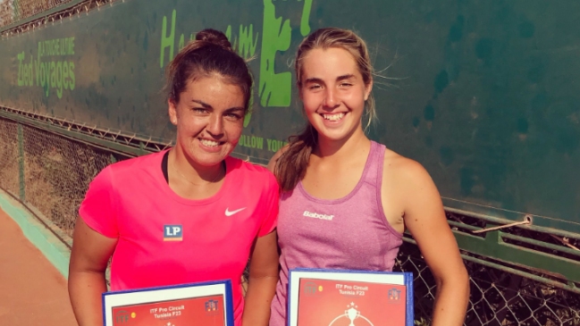 Fernanda Brito se coronó en el torneo de dobles en el ITF de Hammamet