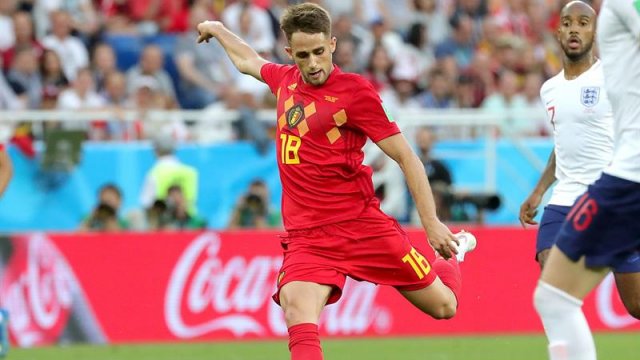 Adnan Januzaj puso en ventaja a Bélgica sobre Inglaterra con una zurda demoledora
