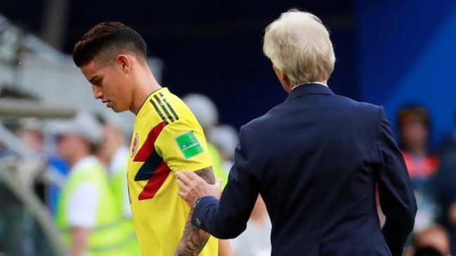 Colombia entrenó sin James Rodríguez ni Miguel Borja con miras al choque ante Inglaterra