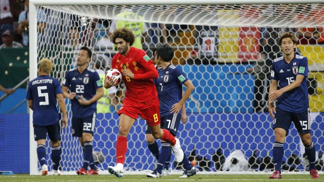 El vibrante relato de los goles en el choque entre Bélgica y Japón por los octavos de Rusia 2018