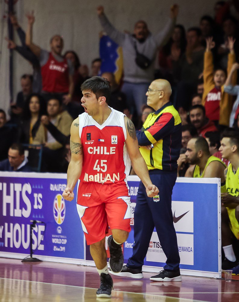 Chile clasificó a segunda ronda de las Clasificatorias de baloncesto gracias a derrota de Colombia