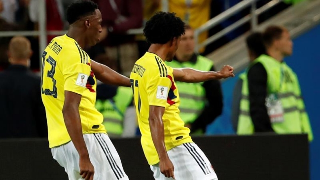 Yerry Mina empató para Colombia ante Inglaterra en los descuentos y llevó el partido al alargue