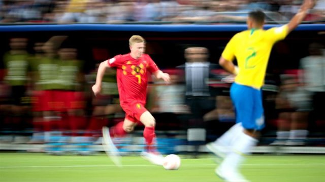 Kevin De Bruyne fue letal en un contragolpe y abultó la cuenta de Bélgica frente a Brasil