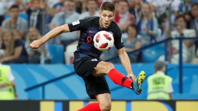 Andrej Kramaric igualó el marcador entre Croacia y Rusia antes de finalizar el primer tiempo