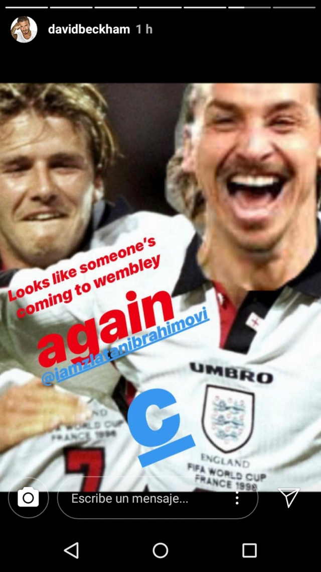 Beckham se burló de Zlatan luego de ganar su apuesta mundialista