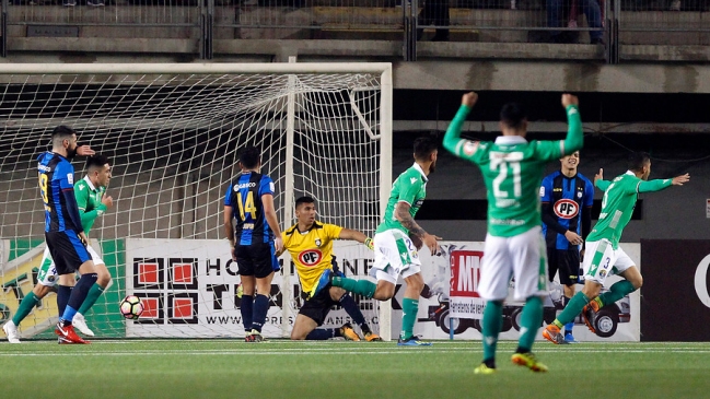 Fabián Torres abrió la cuenta para Audax Italiano ante Huachipato por Copa Chile
