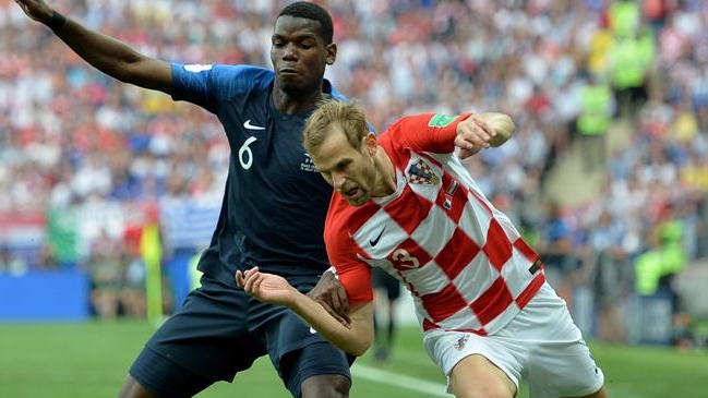 Paul Pogba aumentó la ventaja de Francia con un golazo