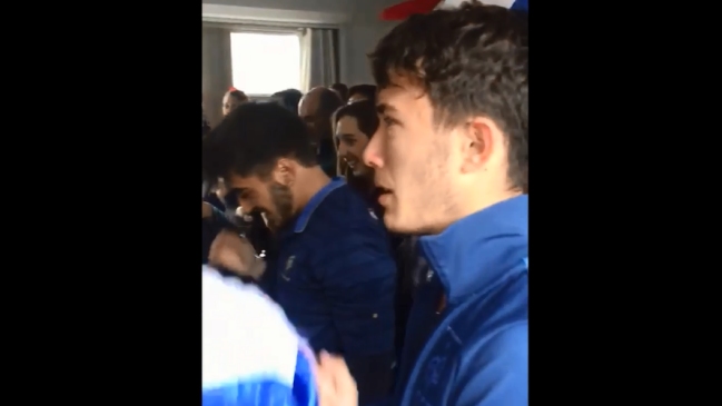 La celebración de los franceses residentes en Chile tras el título alcanzado en Rusia 2018