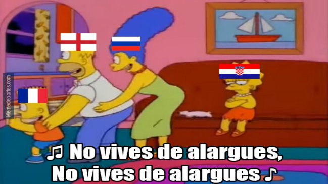 No vives de alargues: Los memes que dejó la final entre Francia y Croacia en el Mundial