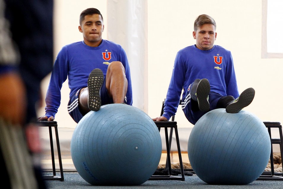 La U trabajó en gimnasio de cara a su reestreno en el Campeonato Nacional