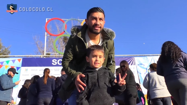 Nicolás Maturana visitó su hogar del Sename en Peñaflor y dio inicio a Olimpiadas Deportivas