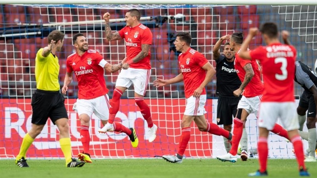 Nicolás Castillo le dio el triunfo a Benfica sobre Sevilla por la International Champions Cup