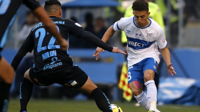Diego Buonanotte igualó rápidamente el marcador para Universidad Católica ante Deportes Iquique