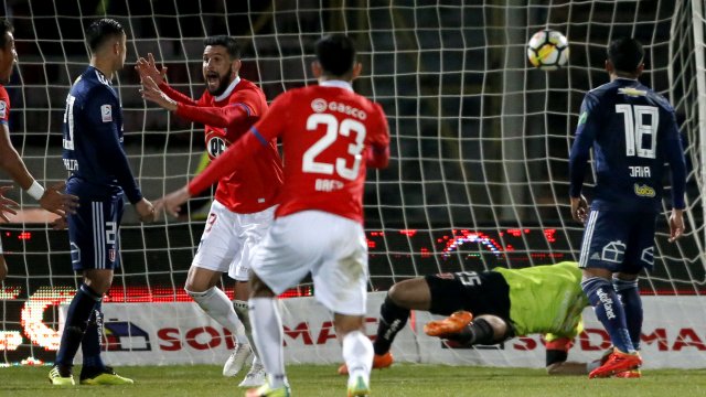 Federico Pereyra fue el encargado de sellar en empate el partido entre Huachipato y Universidad de Chile