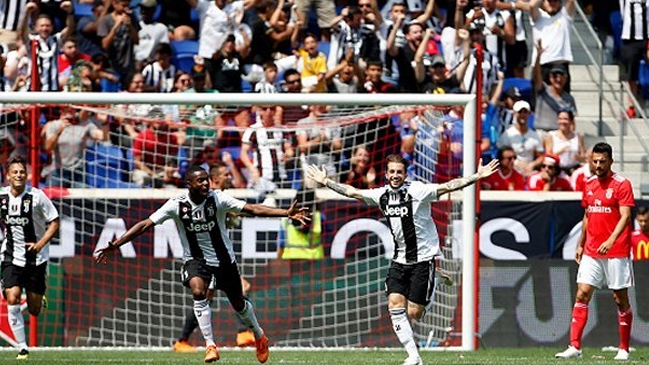 Juventus venció por penales a Benfica de Nicolás Castillo por la International Champions Cup
