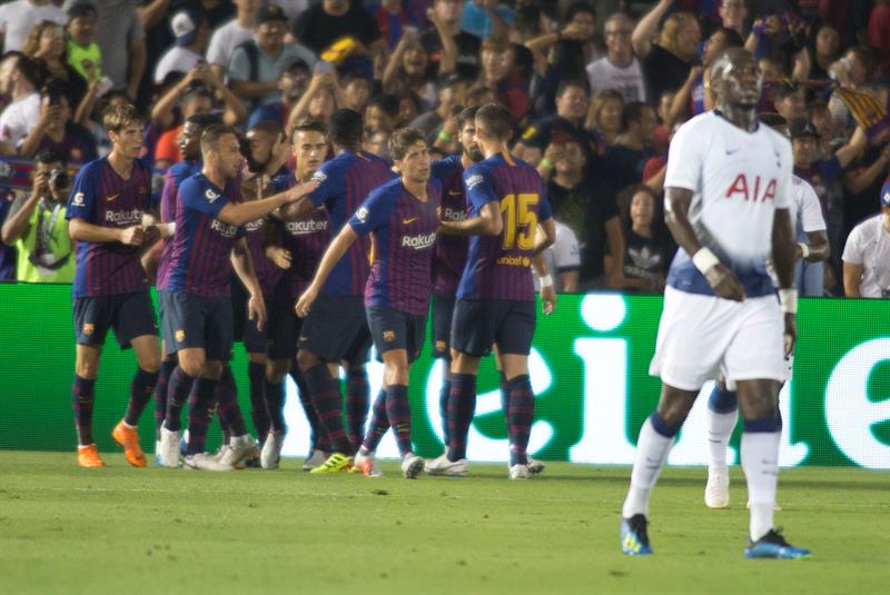Barcelona derrotó en penales a Tottenham en la International Champions Cup