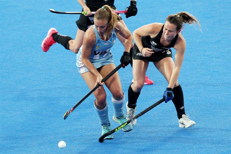 Las “leonas” de Argentina batieron a Nueva Zelanda en el Mundial de Hockey Césped
