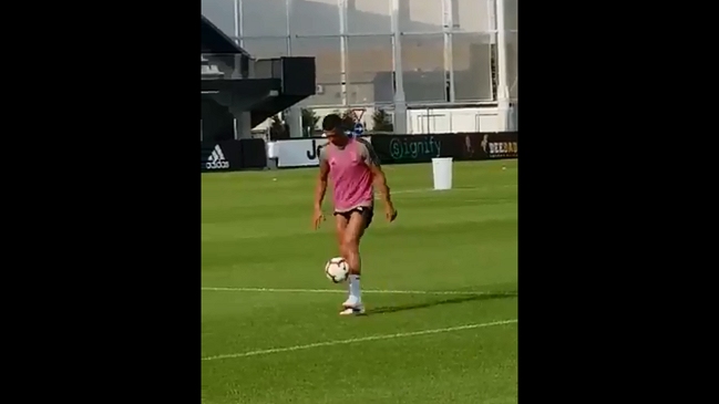Cristiano Ronaldo demostró su nivel en la práctica de Juventus