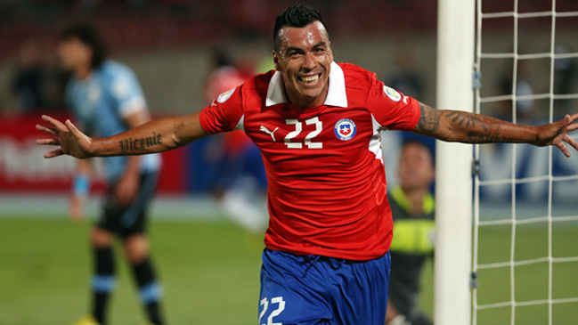 Todos los goles en la Roja del cumpleañero Esteban Paredes