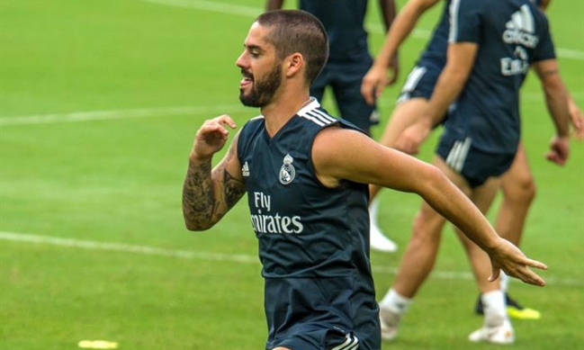 Isco mostró su talento en los jueguitos de Real Madrid