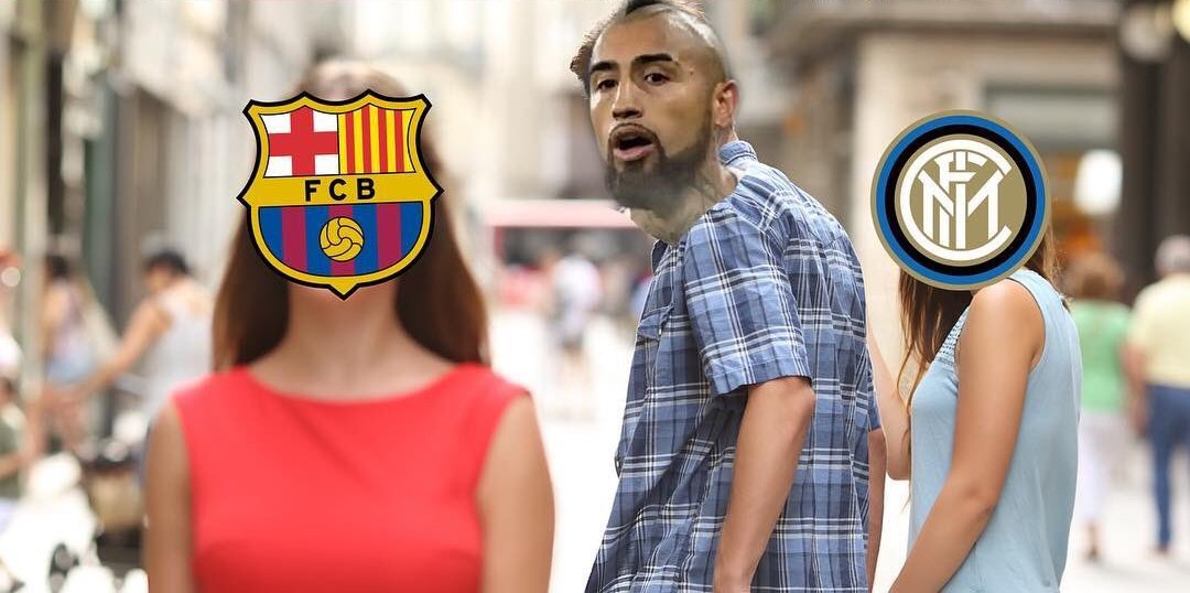 Quedaron con ganas en Inter: Los memes que dejó la llegada de Vidal a FC Barcelona