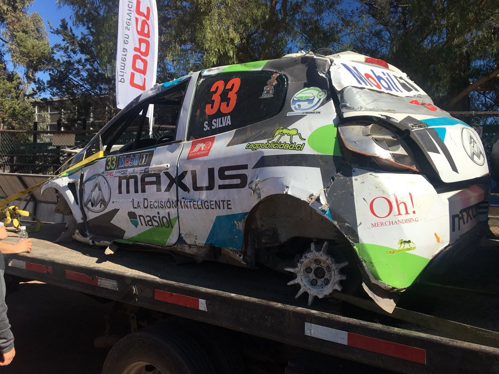 El impresionante accidente que marcó la jornada dominical en el Rally Mobil de Vicuña