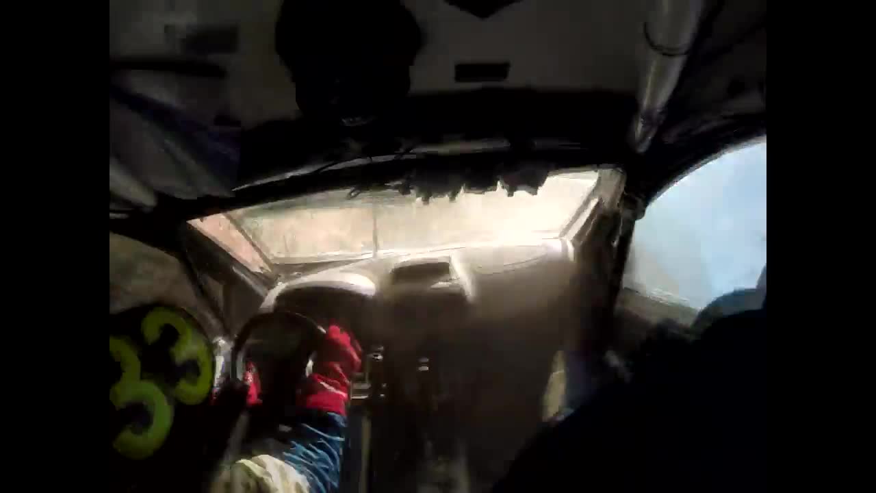 Así se vio el accidente de Sebastián Silva en Vicuña desde el interior de su auto