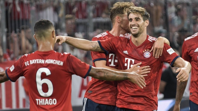 Javi Martínez le dio el triunfo a Bayern Munich sobre Manchester United de Alexis Sánchez