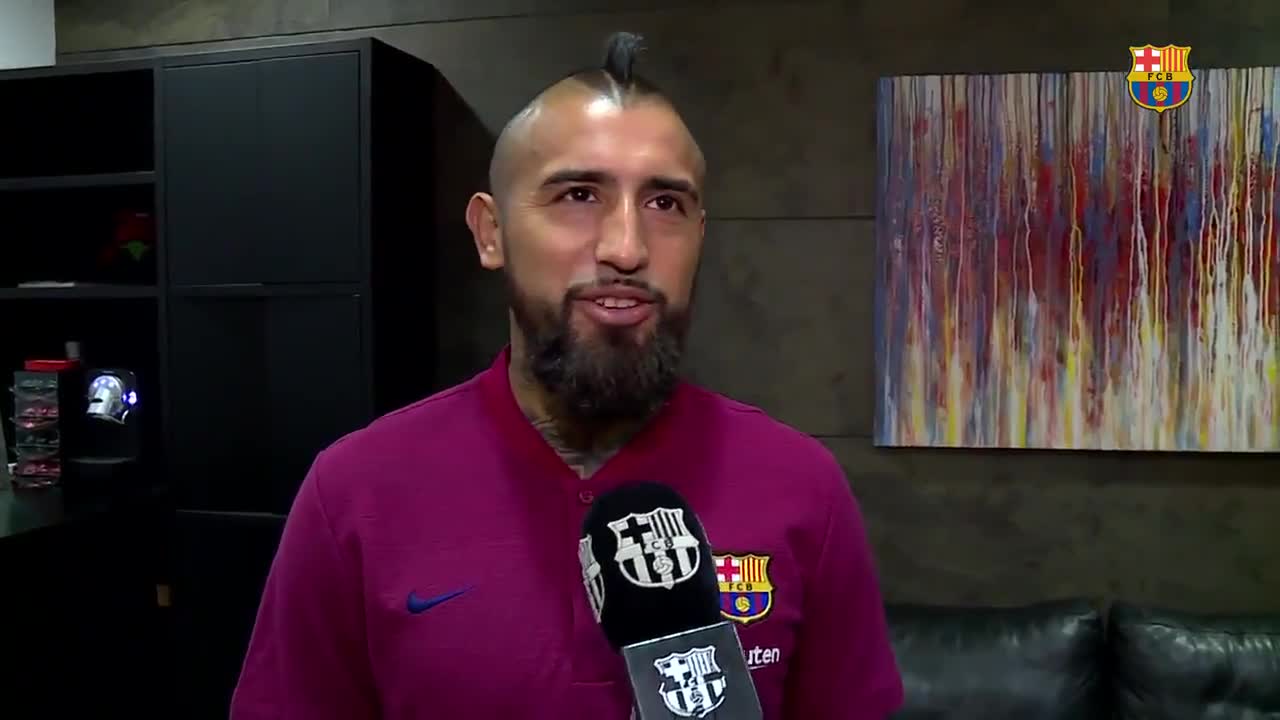 Arturo Vidal declaró por primera vez como jugador de Barcelona: “Es un sueño”