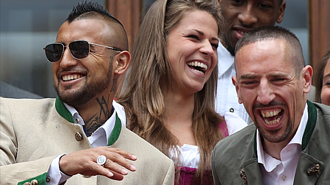 Ribéry aún extraña a Vidal: Su partida es una situación difícil para nosotros