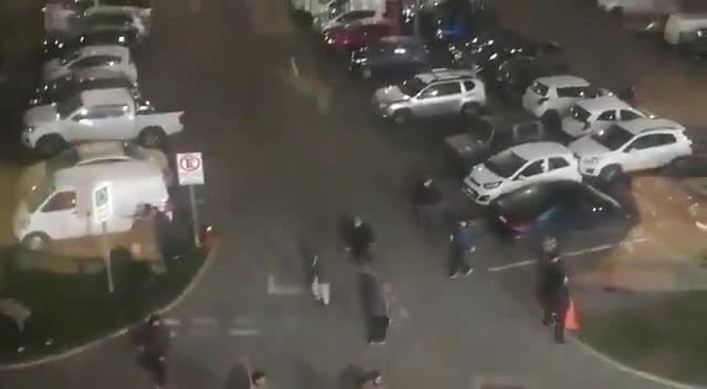 Así fue el enfrentamiento entre hinchas de Fernández Vial y Concepción en el baloncesto