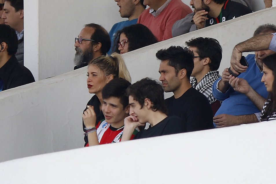 Luis Jiménez y María José López acompañaron a Palestino en su choque con D. Temuco