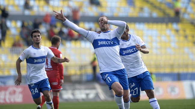 Luciano Aued metió un furioso zurdazo para igualar el duelo entre la UC y La Calera