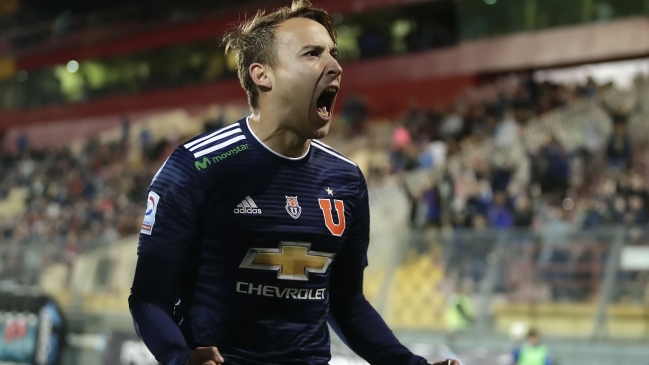 Francisco Arancibia cerró la goleada de la U ante Unión Española en Santa Laura