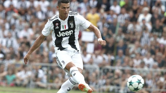 Cristiano Ronaldo tardó siete minutos en marcar su primer gol en Juventus