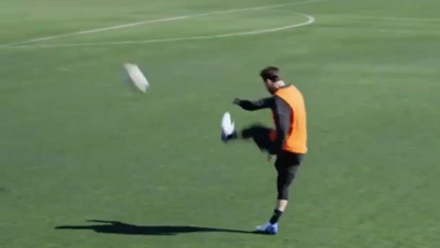 ¿Truco o fantasía pura? El sorprendente túnel de Messi en un entrenamiento