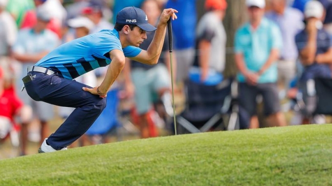 Joaquín Niemann tuvo su mejor jornada y avanzó en el Wyndham Championship