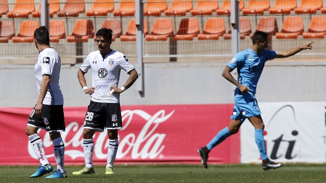 Raúl Becerra pilló desprevenido a Colo Colo y abrió la cuenta para Iquique