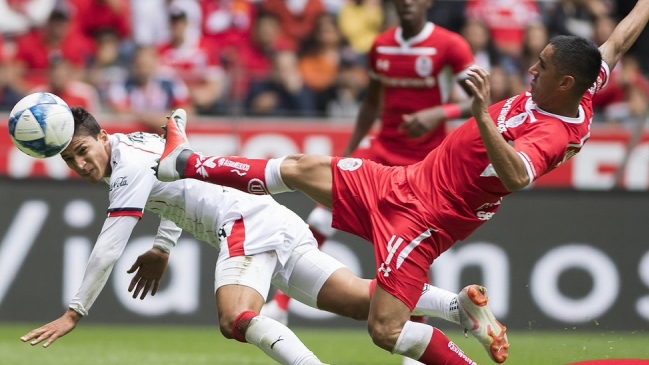 Osvaldo González vio acción en triunfo de Toluca sobre Tijuana en la Liga mexicana