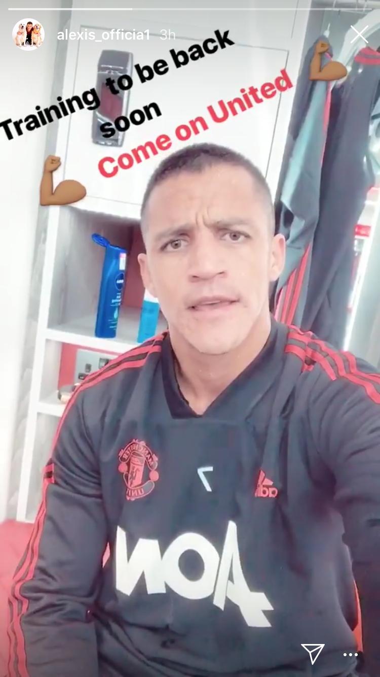 La respuesta de Alexis Sánchez a las críticas de los hinchas de Manchester United