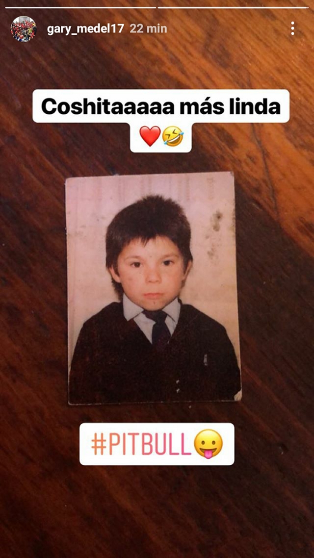 Cuando el “Pitbull” no mordía: Gary Medel compartió tierna fotografía de su niñez