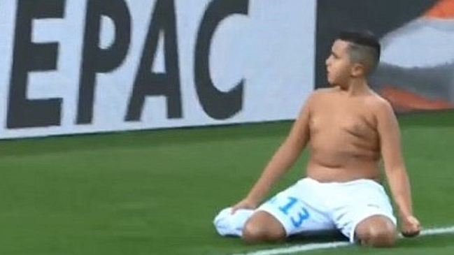 Pequeño fanático cumplió su sueño en un partido de Olympique Marsella