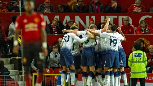 Un efectivo Tottenham le dio una paliza al Manchester United de Alexis Sánchez