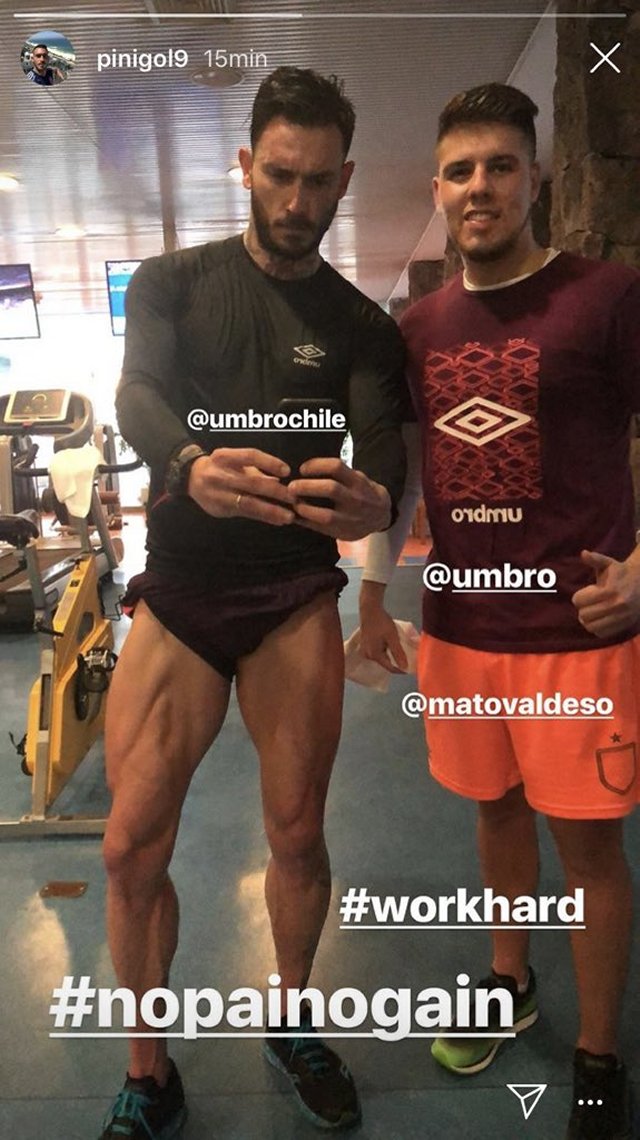 Sin dolor no hay ganancia: Mauricio Pinilla reapareció en redes sociales