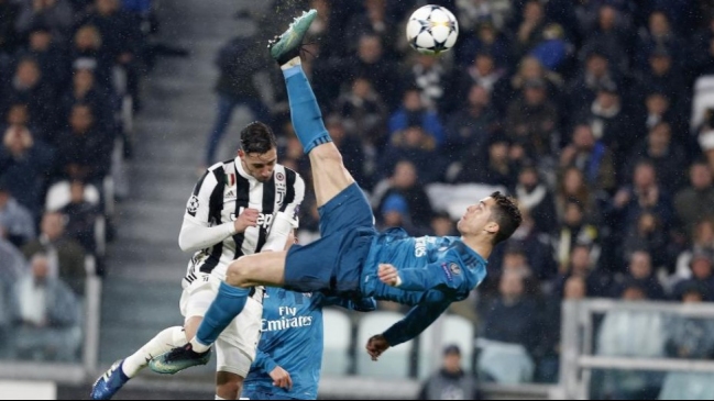 La chilena de Cristiano Ronaldo, el mejor gol de Europa en la temporada